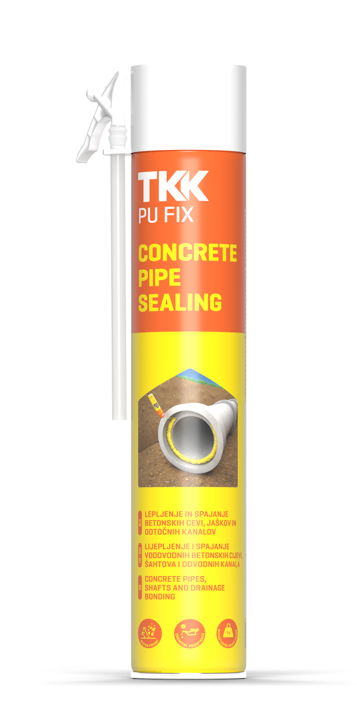 PU FIX - M 750 ML CONCRETE PIPE / betónové skrúže