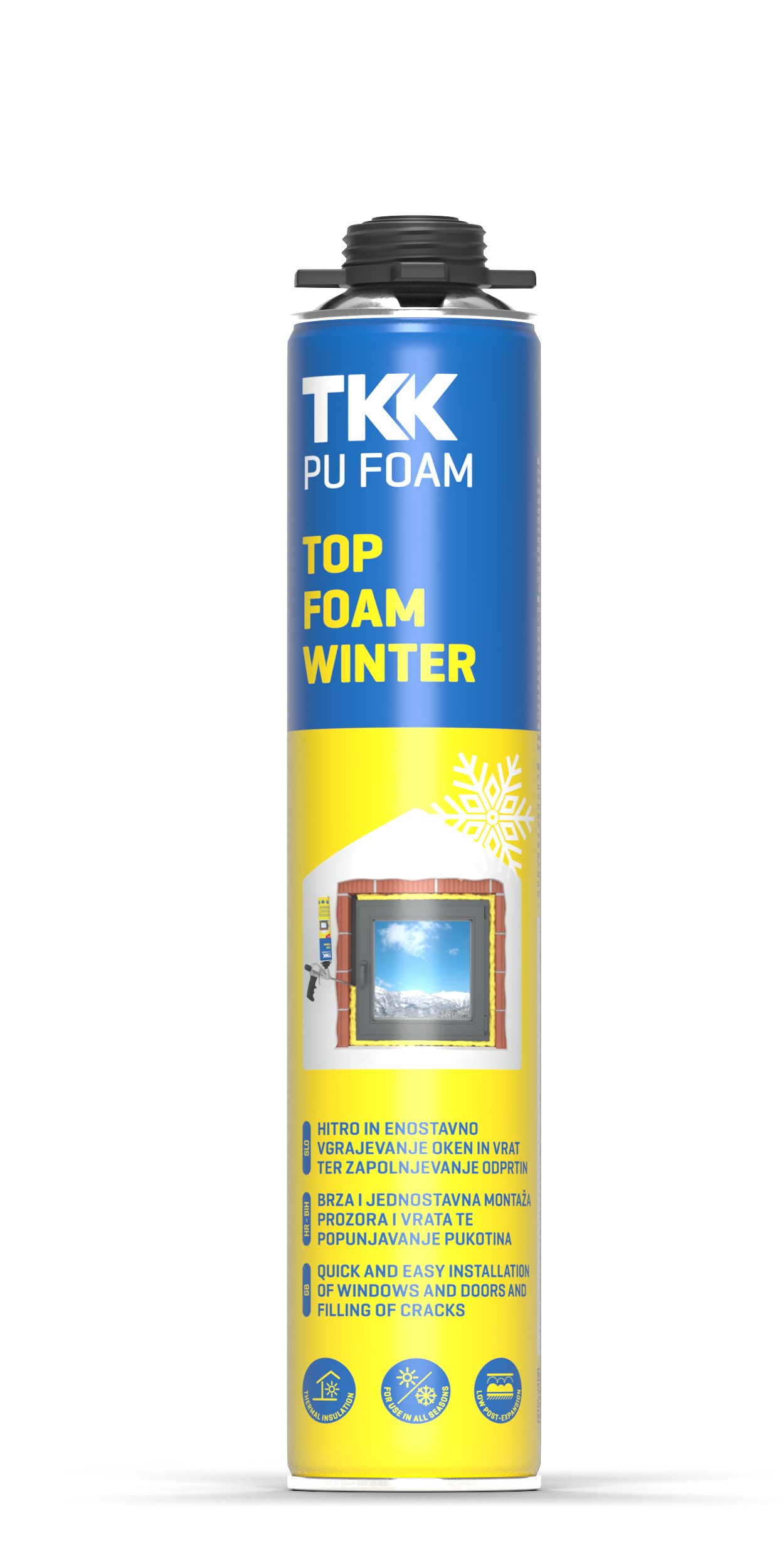 PU FOAM - P 750 ML TOP FOAM WIN.