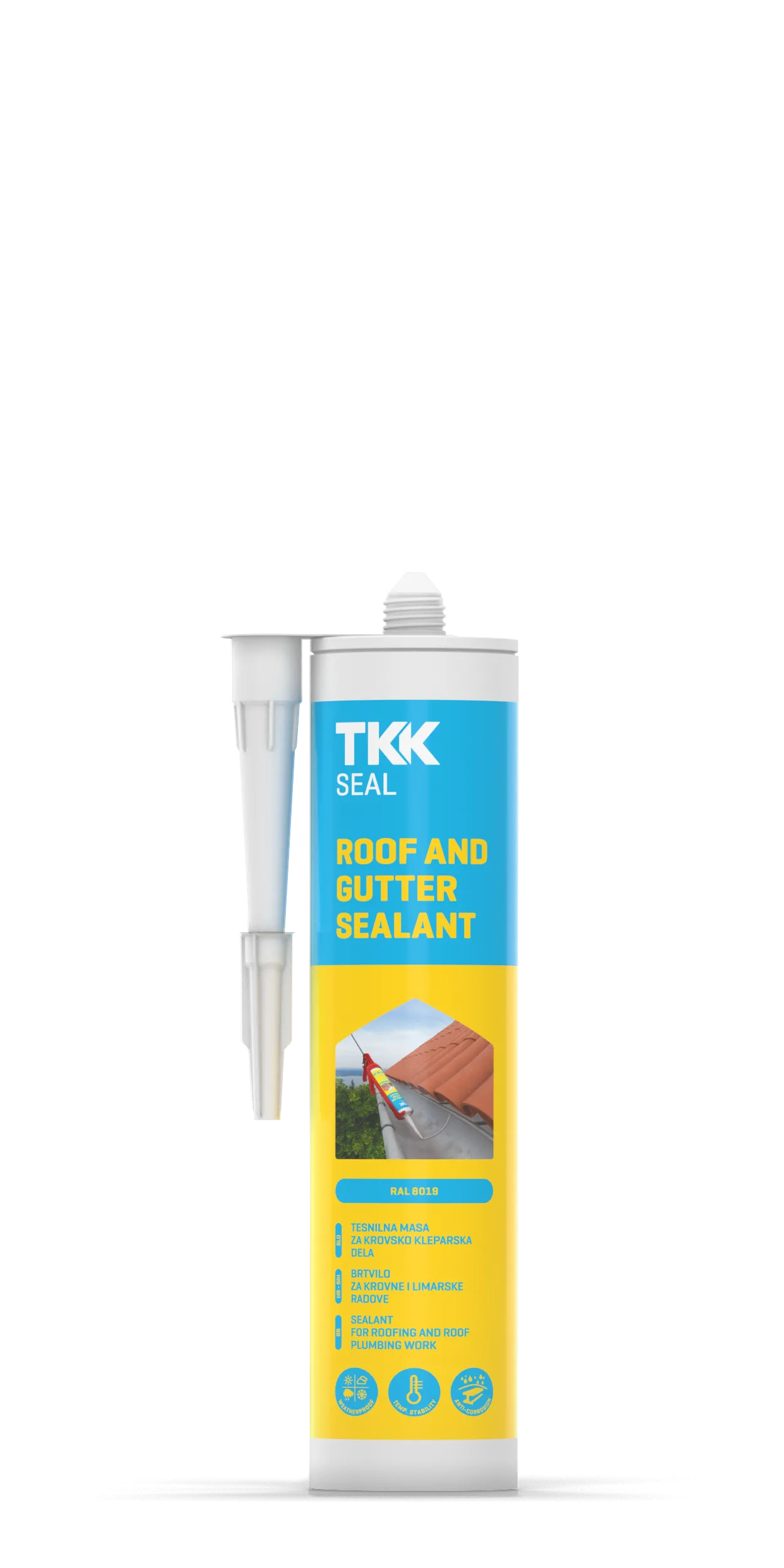 TEKAFLEX ROOF RAL 8019 300ML / klampiarsky